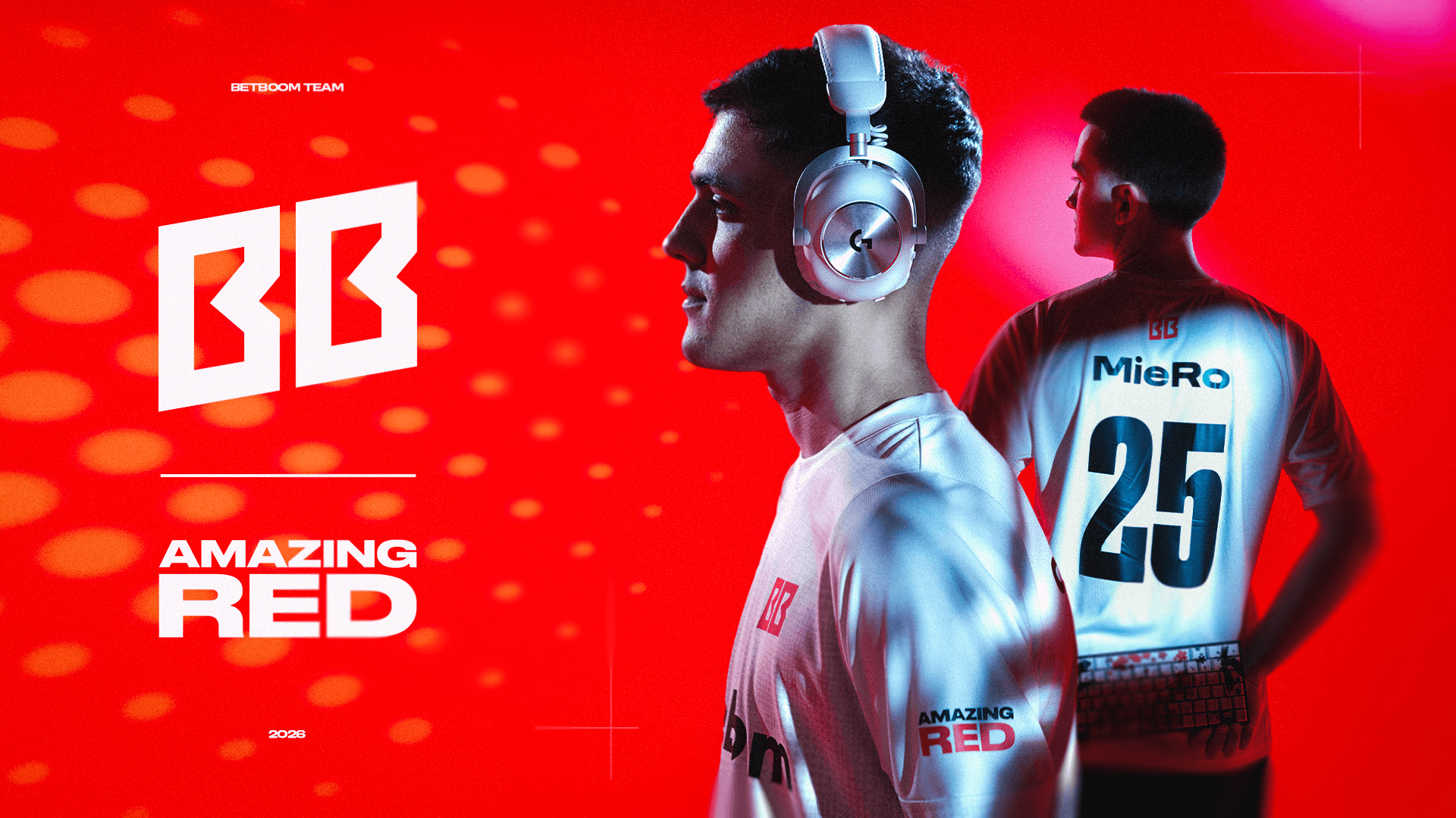 AMAZING RED представила новую форму для BetBoom Team